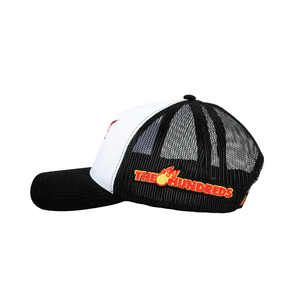 Boné High x The Hundreds Adam Bomb Flames Trucker