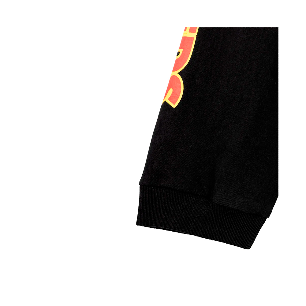 Camiseta High  x The Hundreds Manga Longa Adam Bomb Flames
