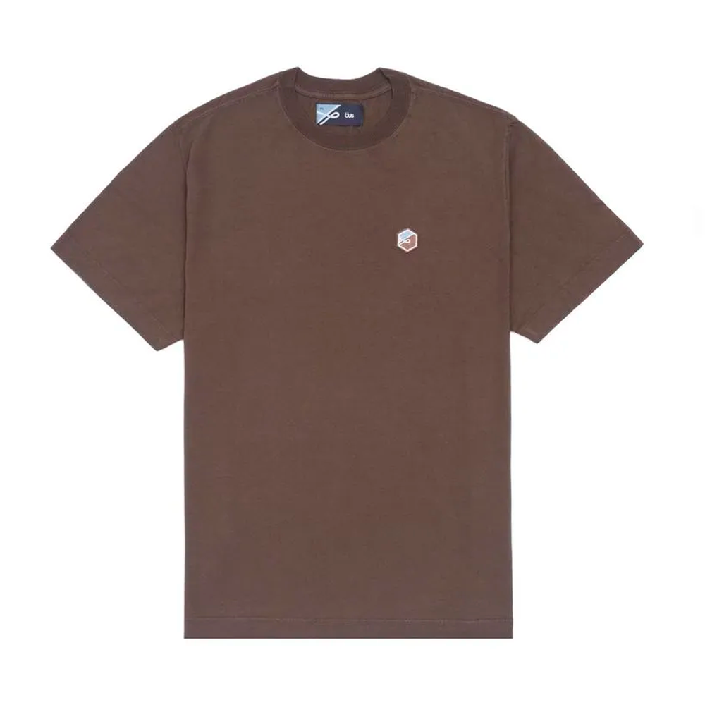 Camiseta Ous Cubo Minimal Chocolate