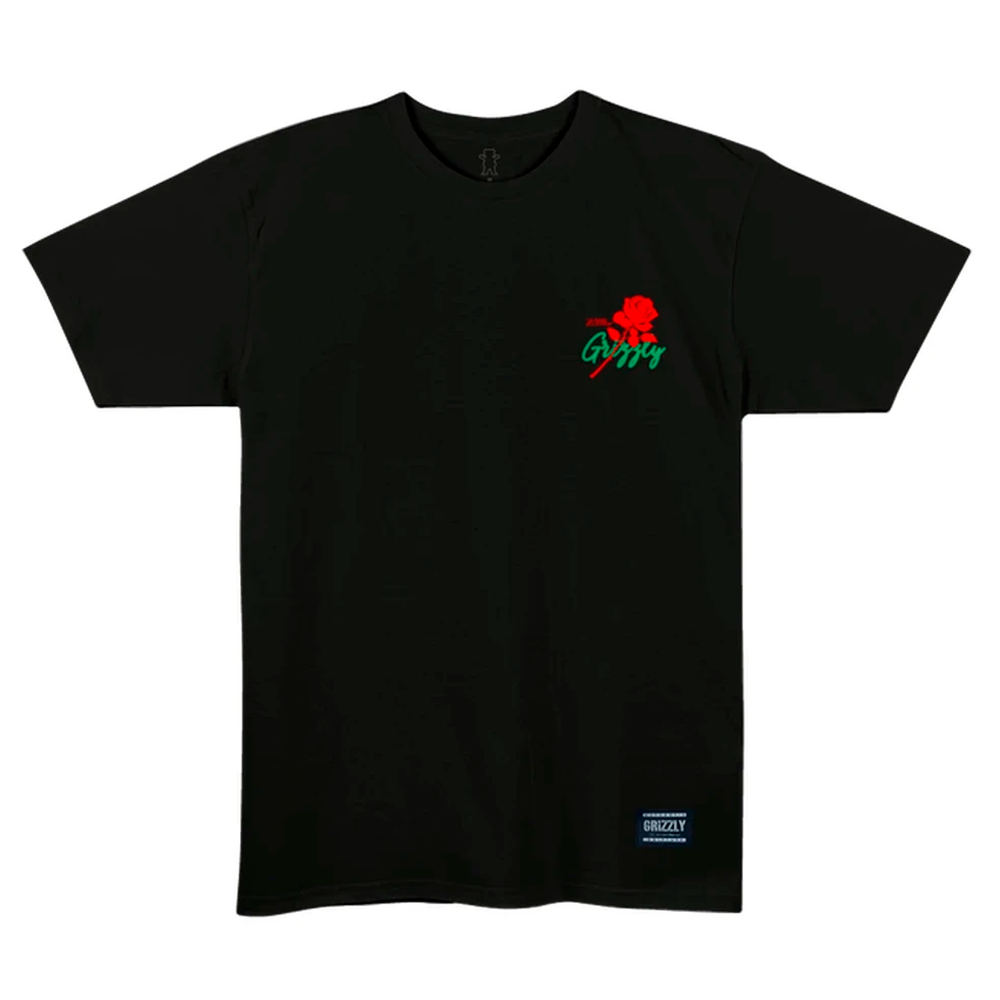 Camiseta Grizzly Fresh Flowers Black