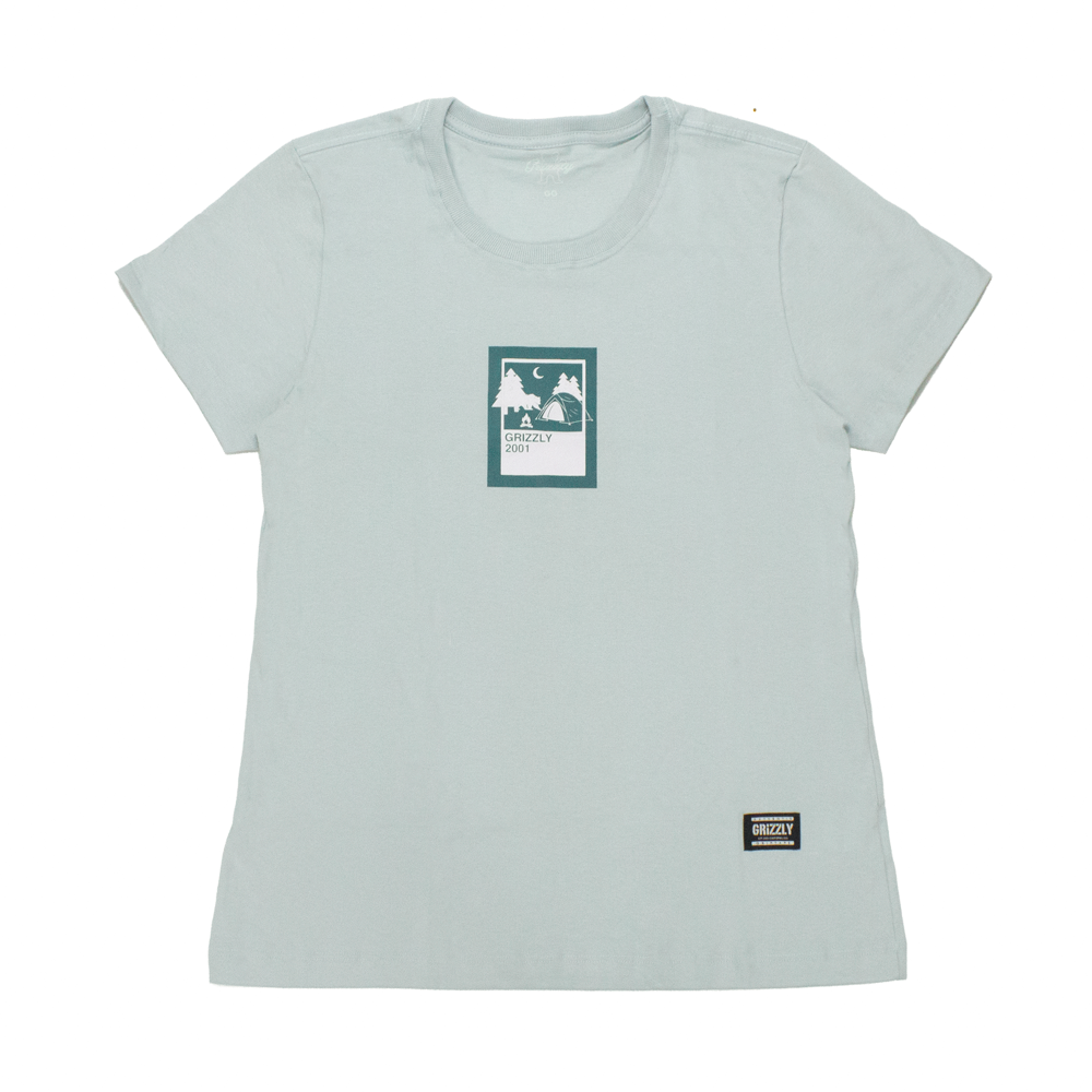 Camiseta Grizzly  Baby Look  Color Codes Girls Azul