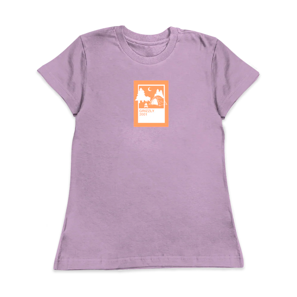 Camiseta Grizzly  Baby Look  Color Codes Girls Roxo