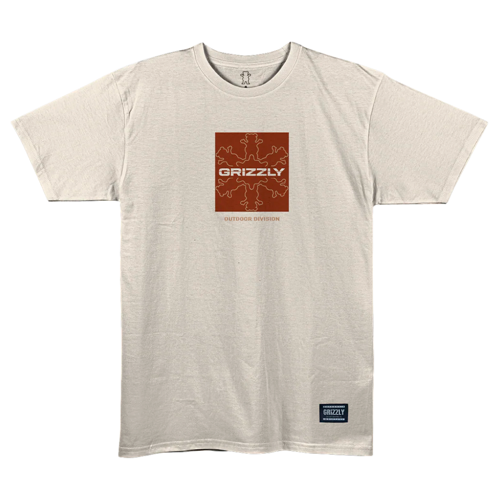 Camiseta Grizzly Box Outdoor Division Drift Creme