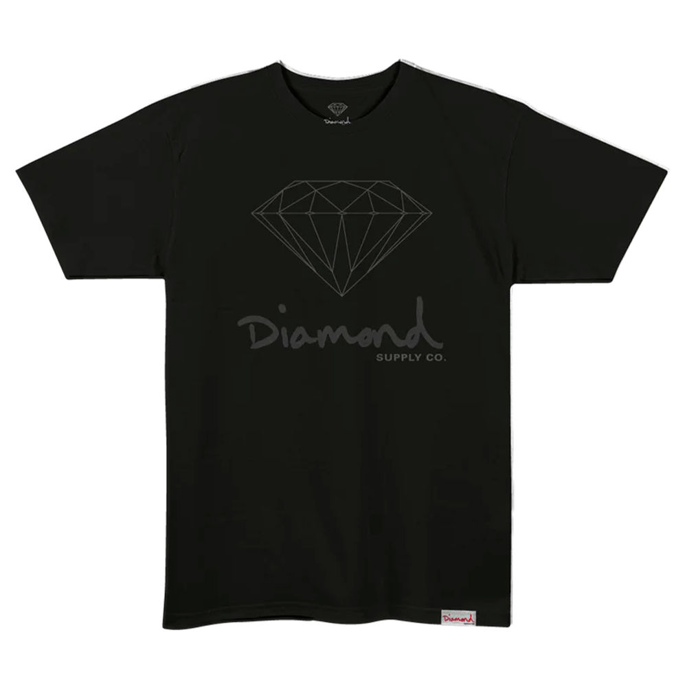 Camiseta Diamond OG Sign Preto