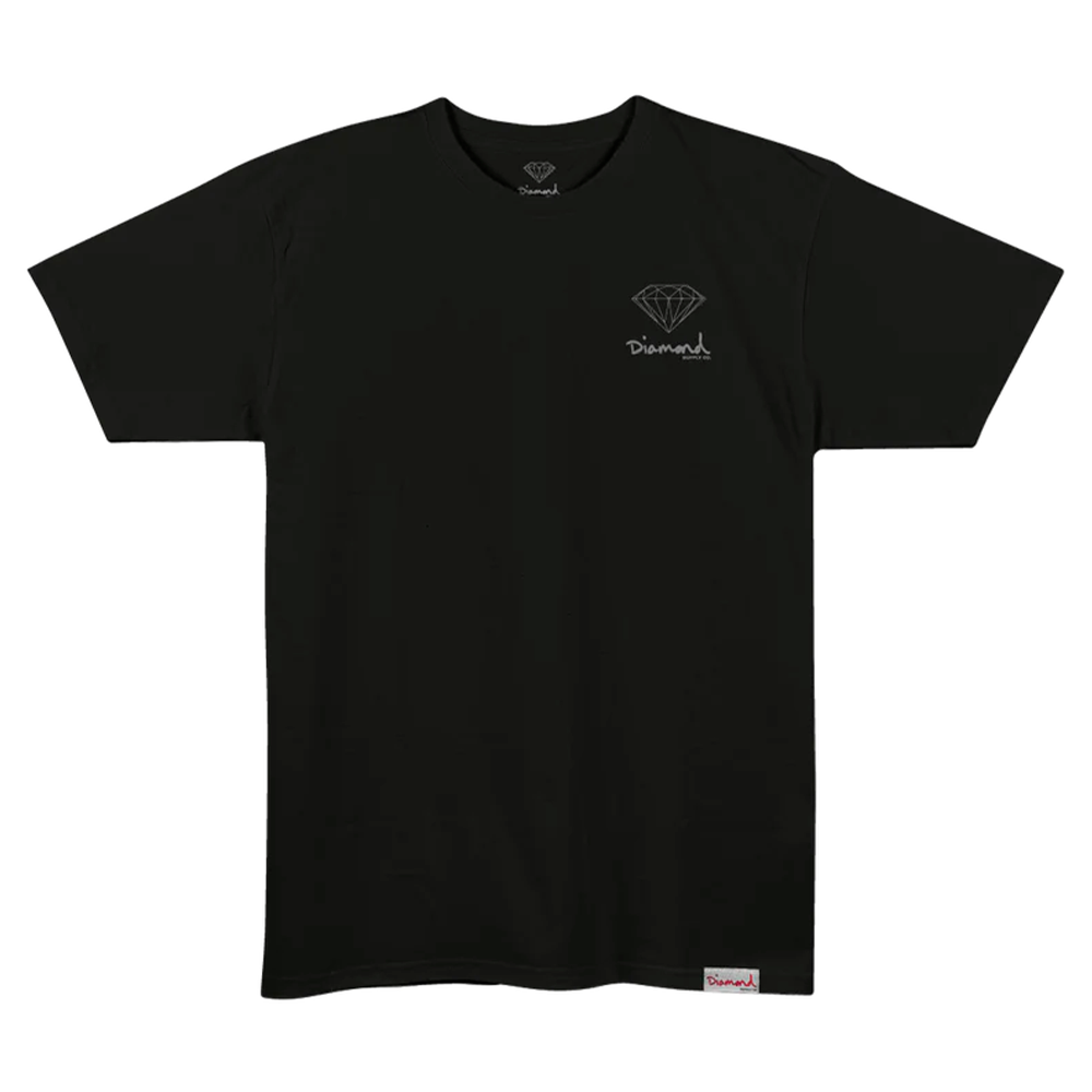 Camiseta Diamond Small OG Sign Preto