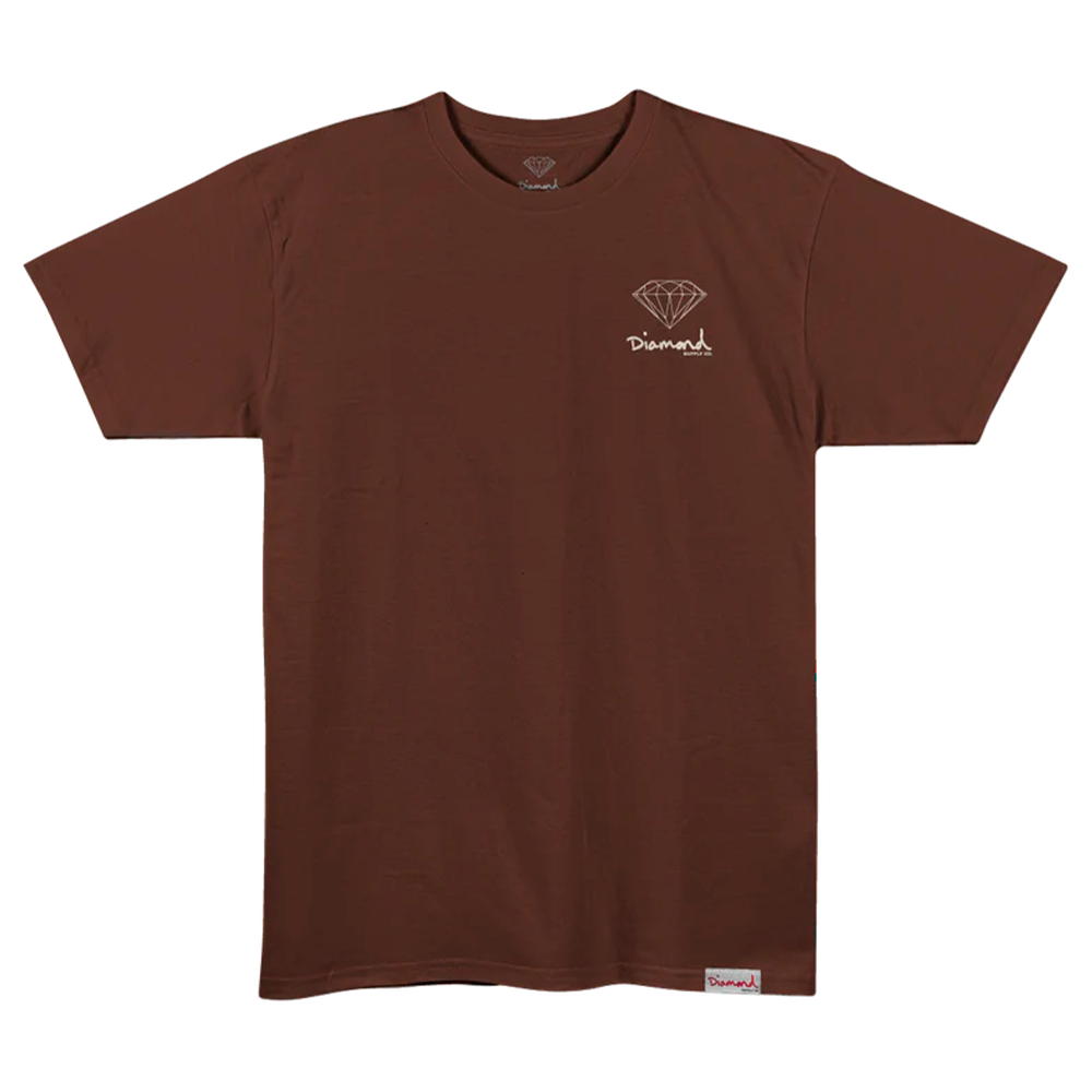 Camiseta Diamond Small OG Sign Chocolate