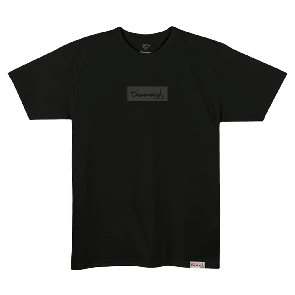 Camiseta Diamond Box Logo Preto
