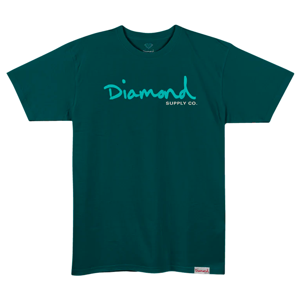 Camiseta Diamond OG Script Verde