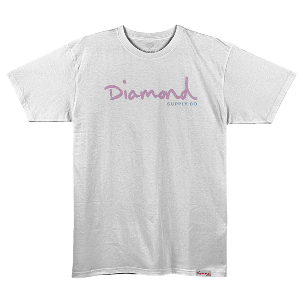 Camiseta Diamond OG Script Branco