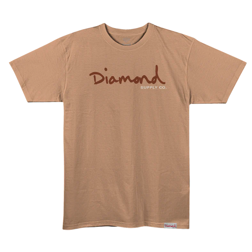 Camiseta Diamond OG Script Khaki