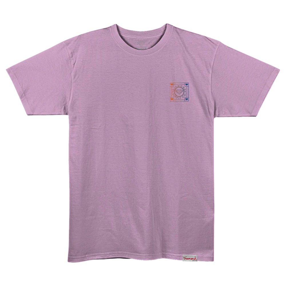 Camiseta Diamond All Over Gems Roxo