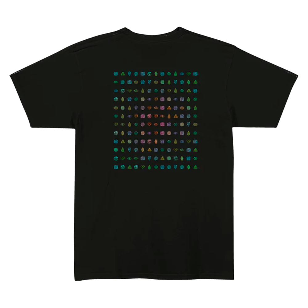 Camiseta Diamond All Over Gems Preto