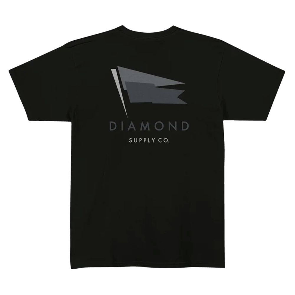 Camiseta Diamond Yacht Flag Preto