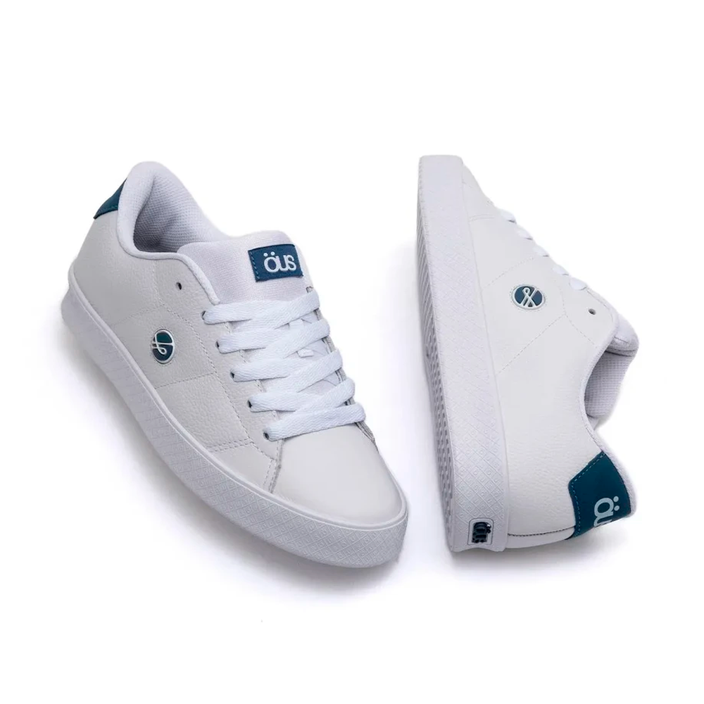 Tênis Ous Dots Branco Azul Imperial