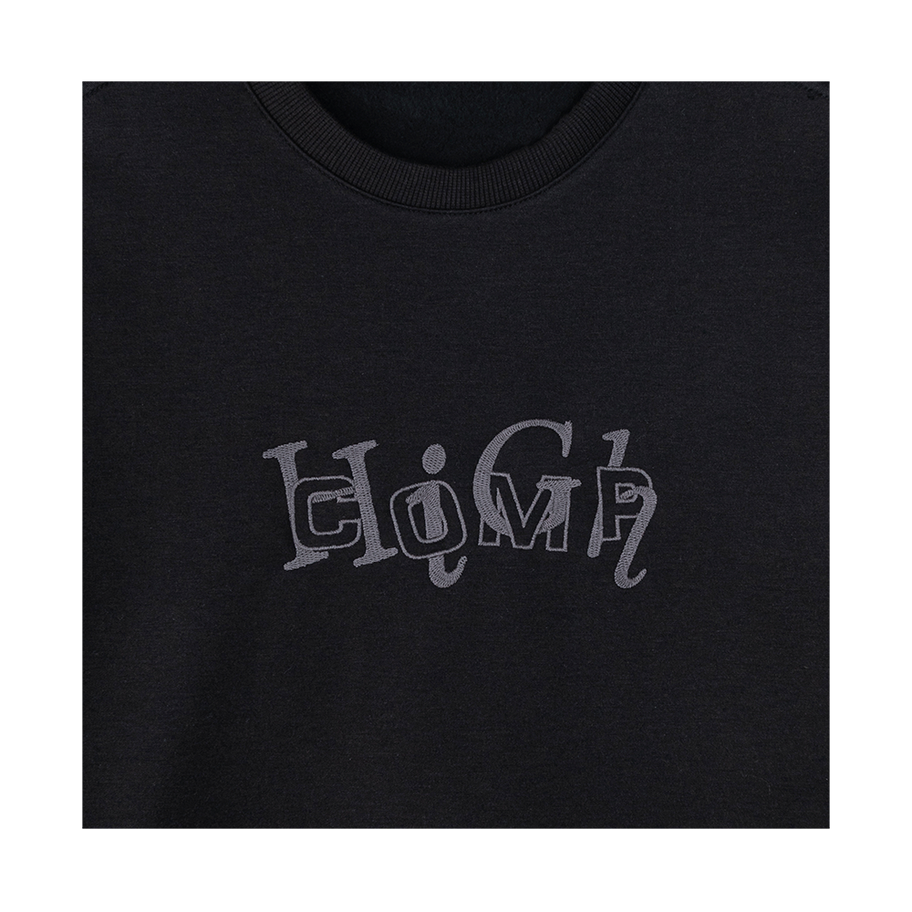 Moletom High Careca Interlock Preto