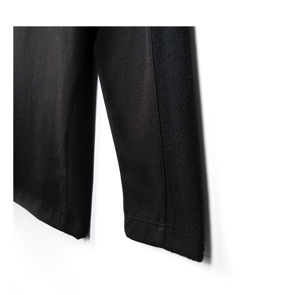 Moletom High Careca Interlock Preto