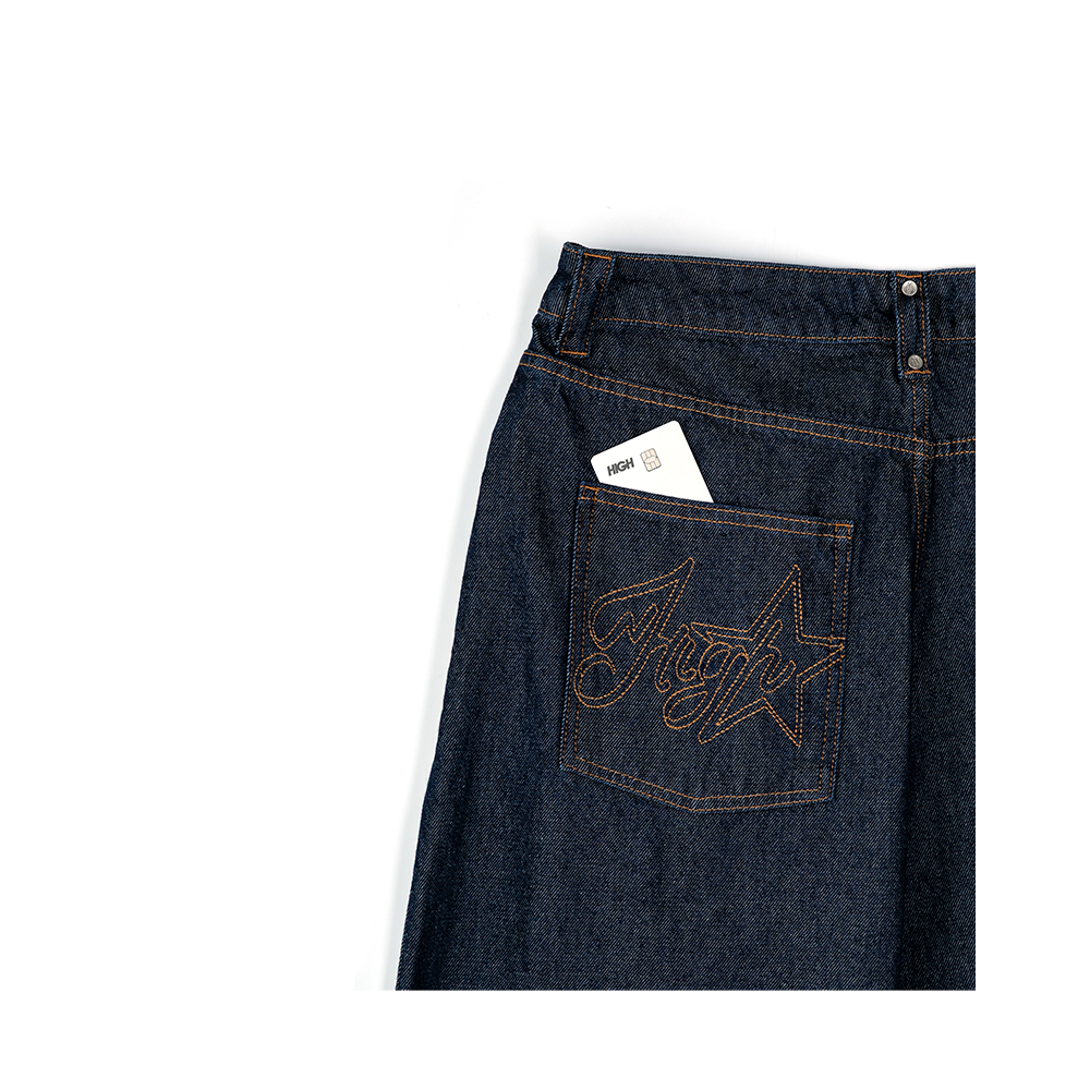 Calça High Jeans Original Raw