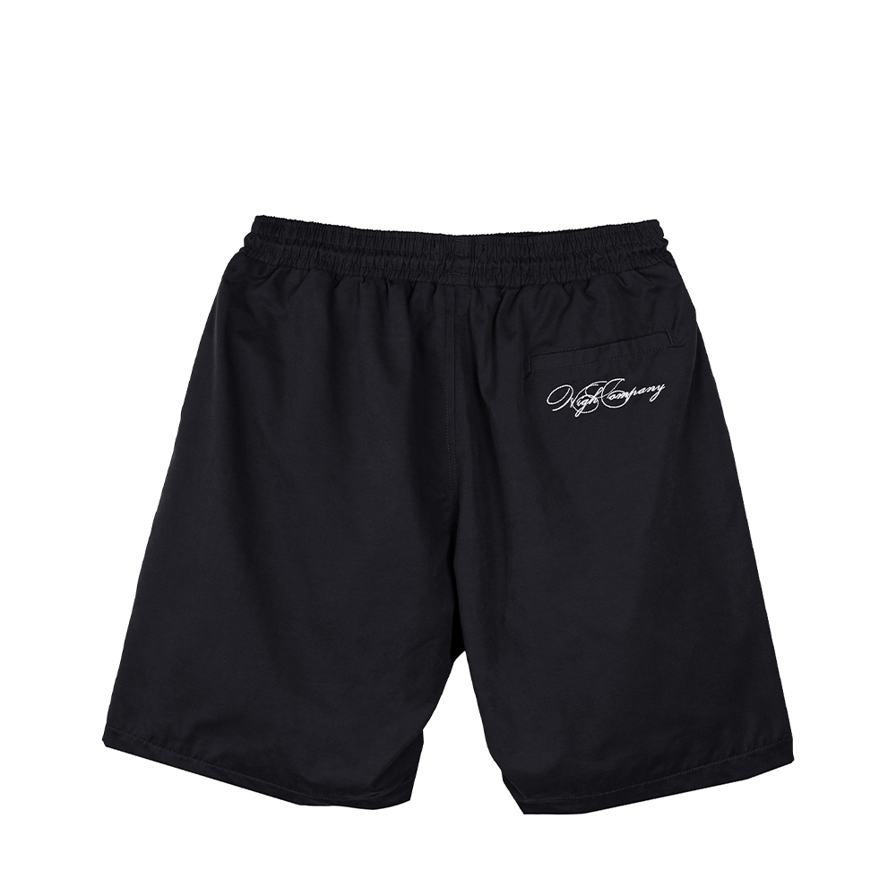 Shorts High Pleated Mesh Preto