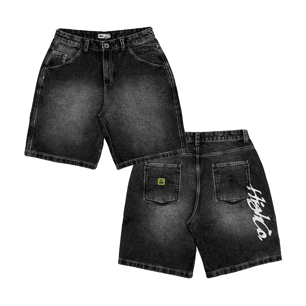 Bermuda High Jeans Tagline Denim