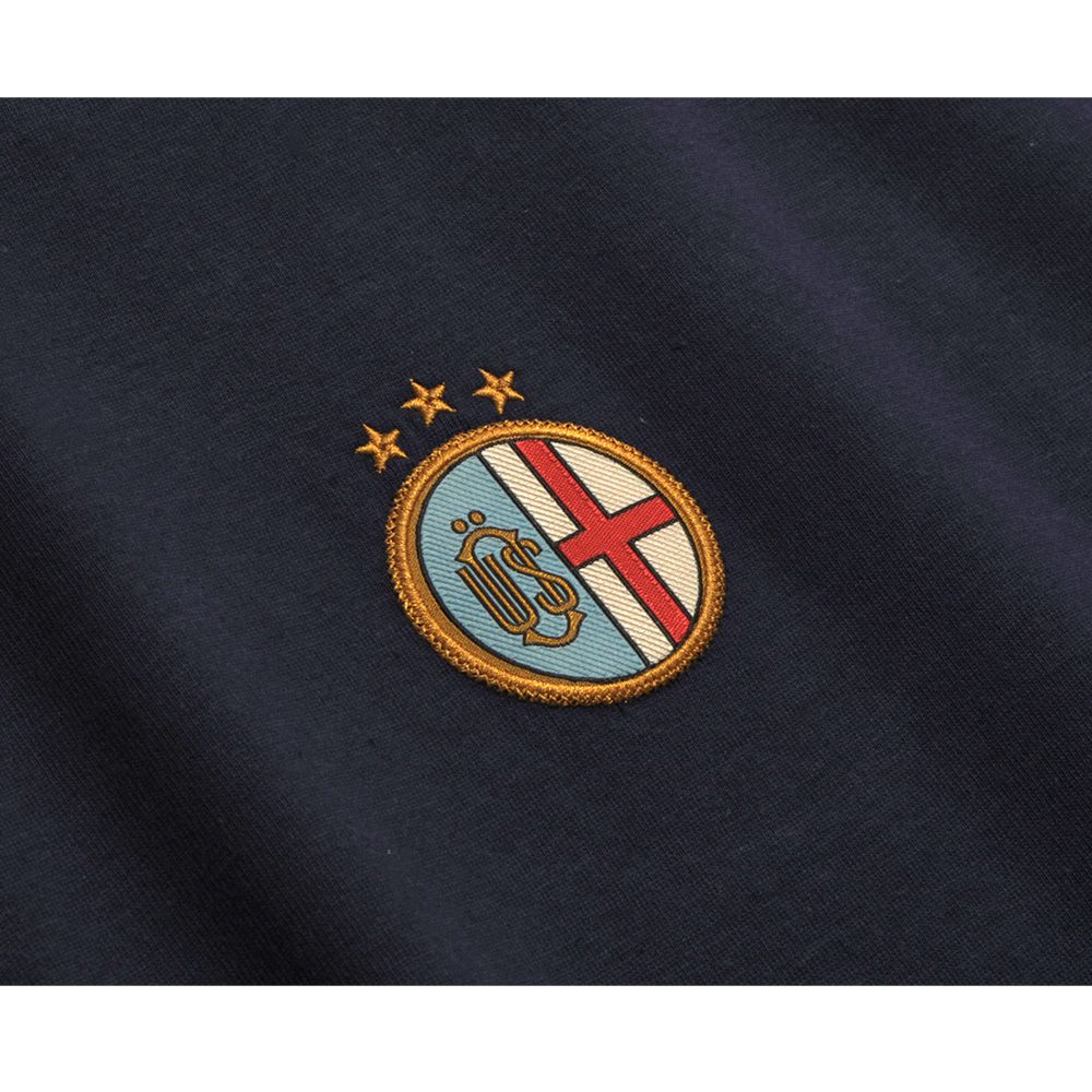 Camiseta Ous Jersey Escudo Azul Marinho