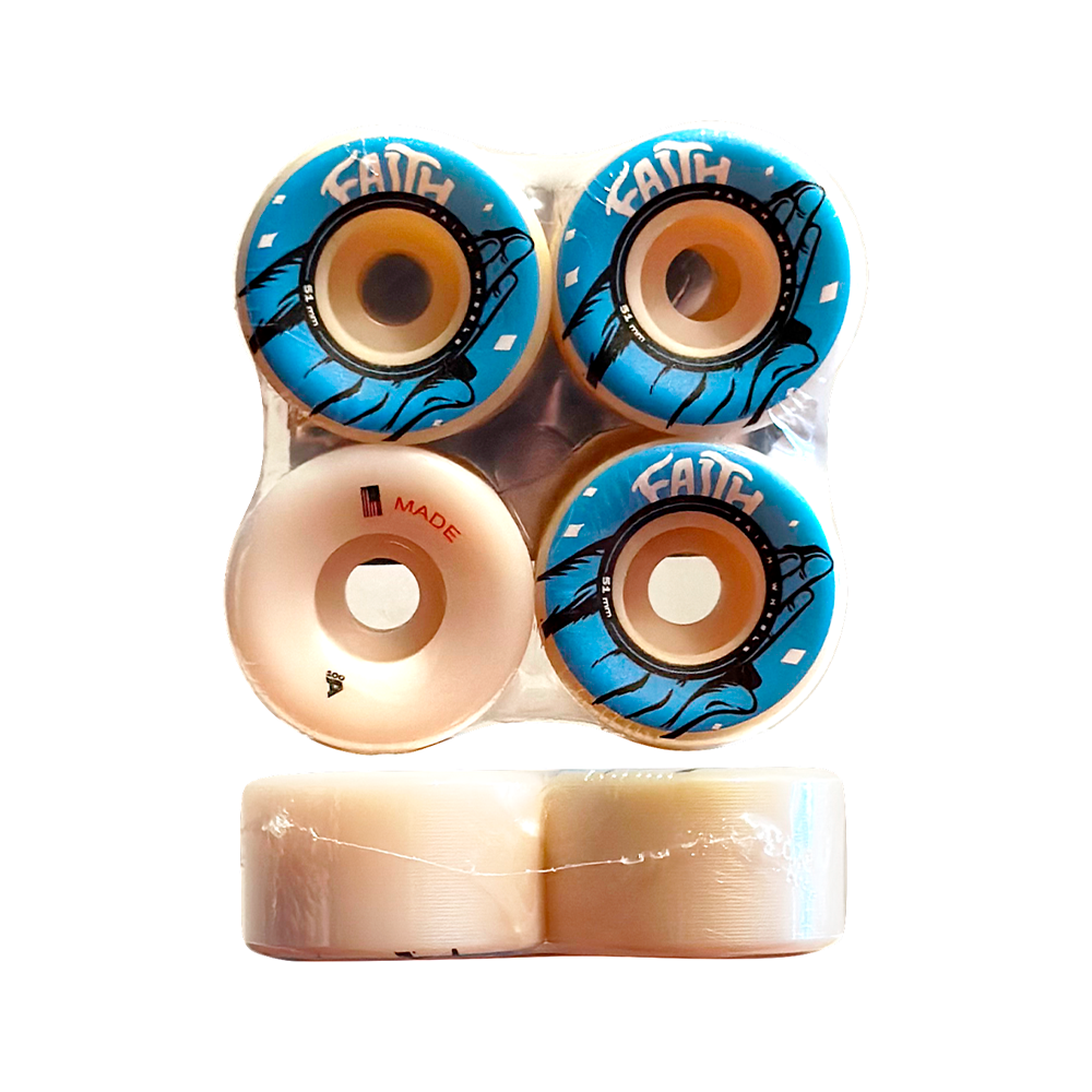Roda Faith Big Hand Blue 51 mm - 100a