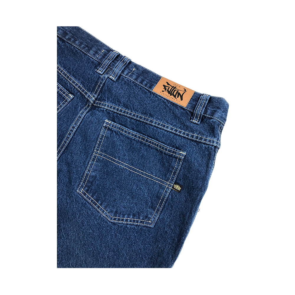 Calça Motha Foton Jeans Basic Destroyer Blue