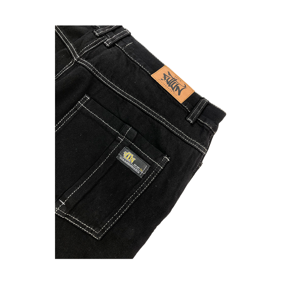 Calça Motha Foton Jeans Cargo Preto