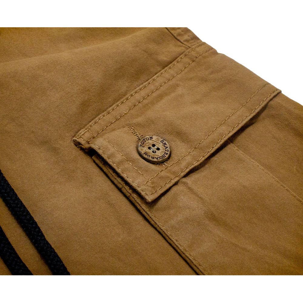 Calça Motha Foton Jeans Cargo Caramelo