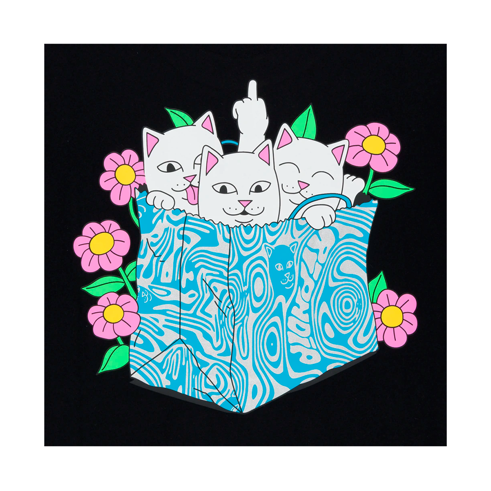 Camiseta Ripndip Bag Of Puss Preto