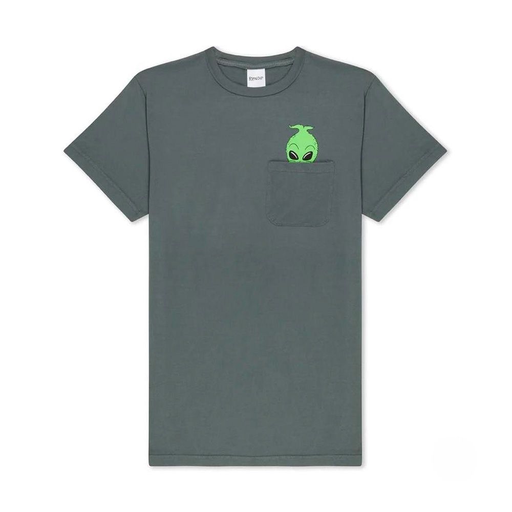 Camiseta Ripndip Bah Humbug Pocket Verde