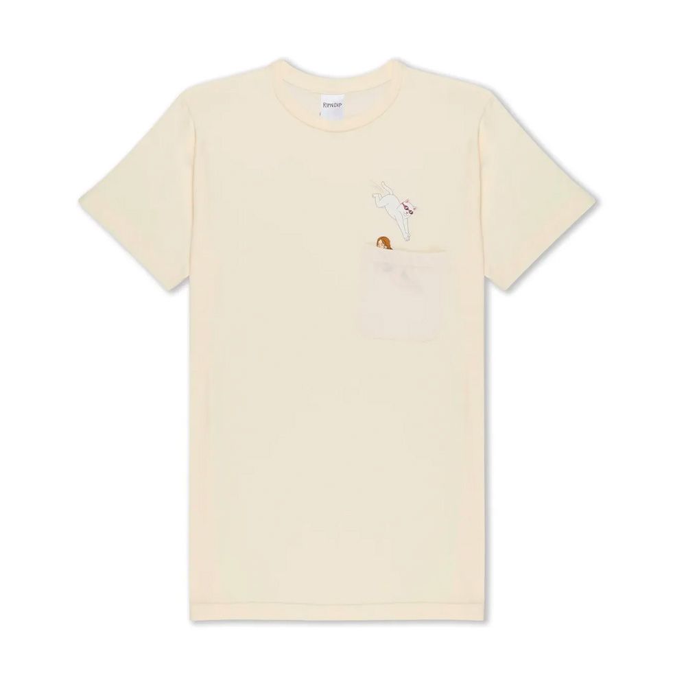 Camiseta Ripndip Jumpin In Pocket Off White