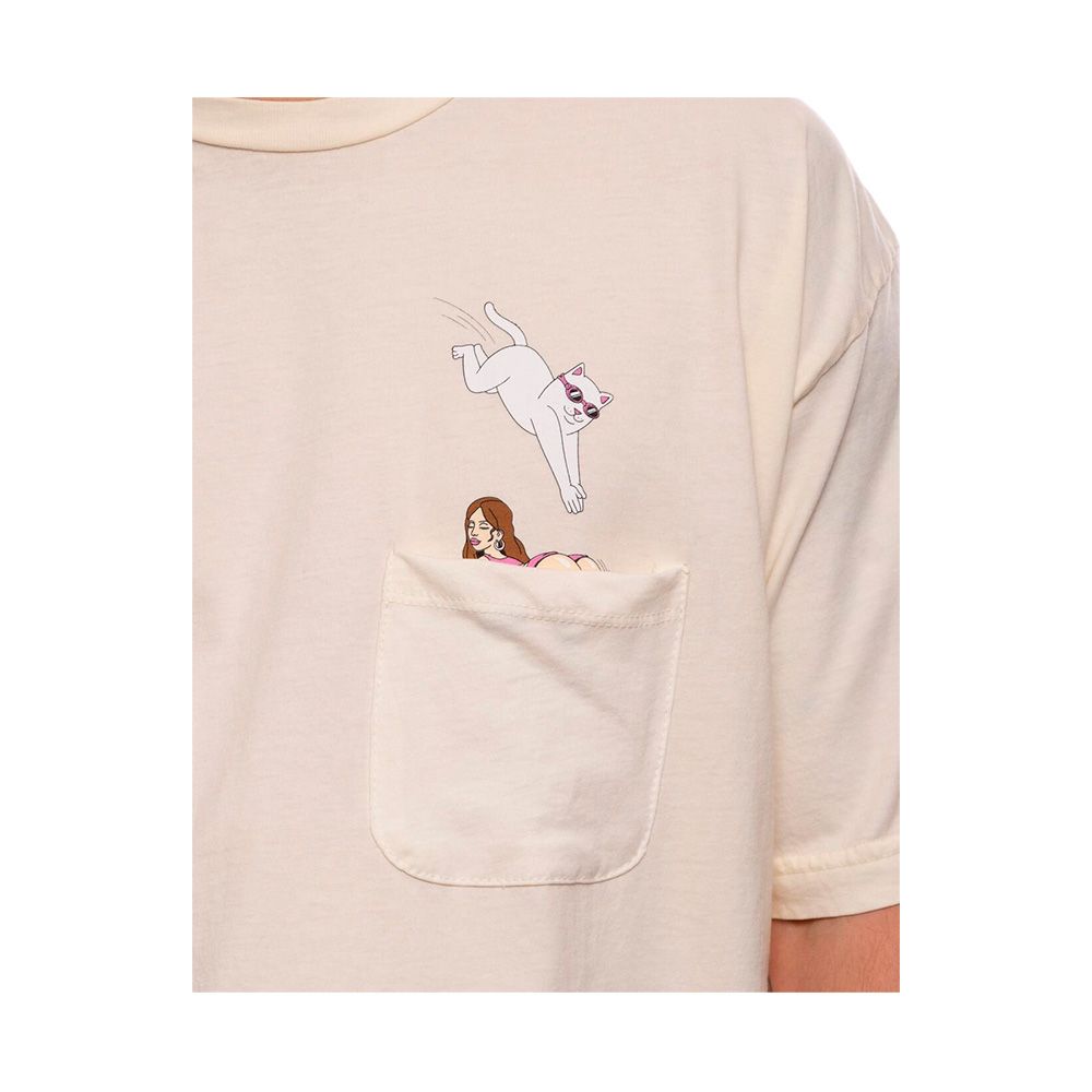 Camiseta Ripndip Jumpin In Pocket Off White
