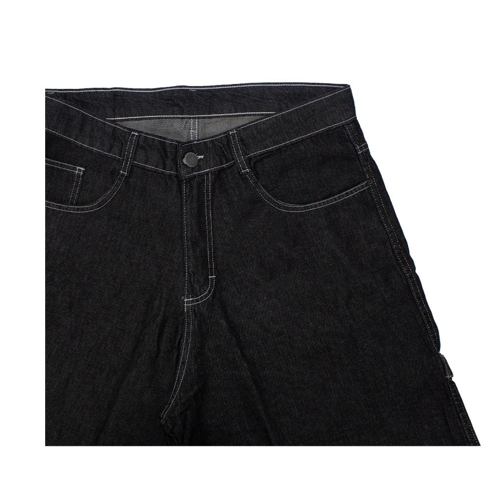 Bermuda Matriz Jeans Carpinteiro Preto