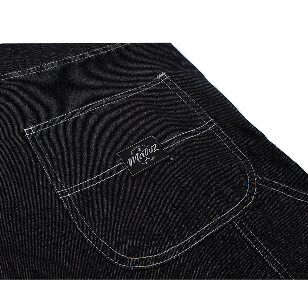 Bermuda Matriz Jeans Carpinteiro Preto
