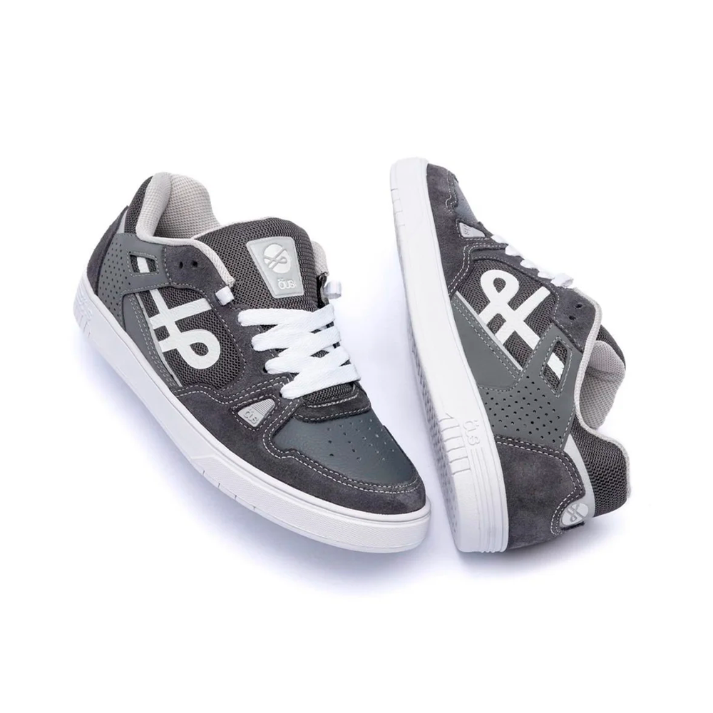 Tênis Ous 2K Cinza Branco Reflex Silver Essencial