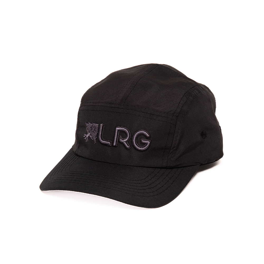 Boné LRG Panel Research Charcoal Preto