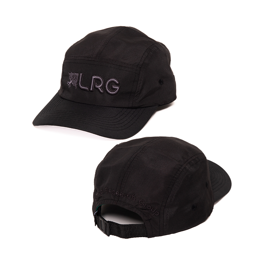 Boné LRG Panel Research Charcoal Preto