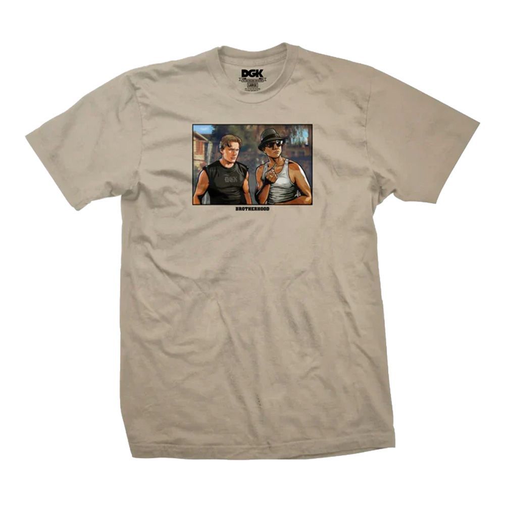 Camiseta DGK Brotherhood Bege