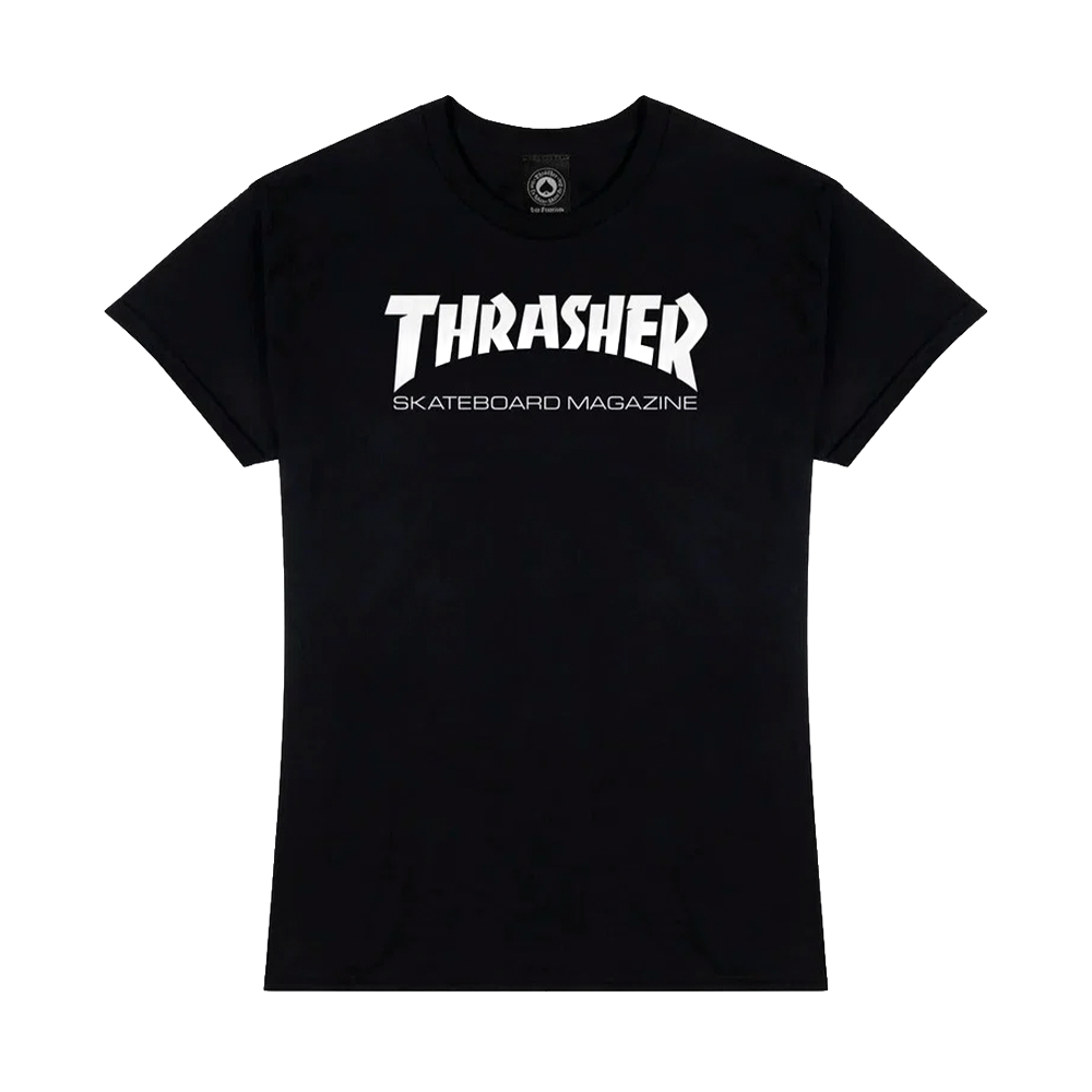 Camiseta Thrasher Juvenil Skate Mag Preta