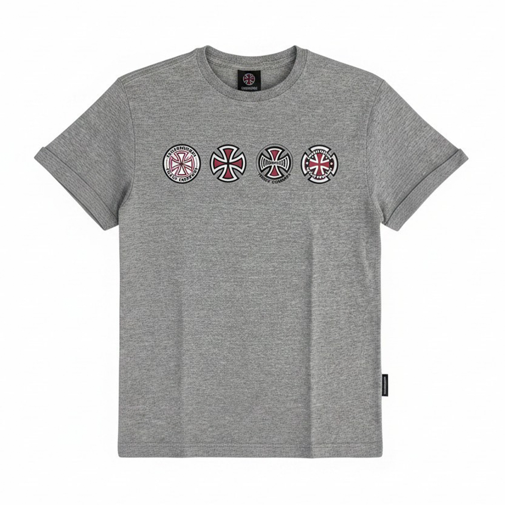 Camiseta Independent Juvenil 4 Of A Kind Cinza