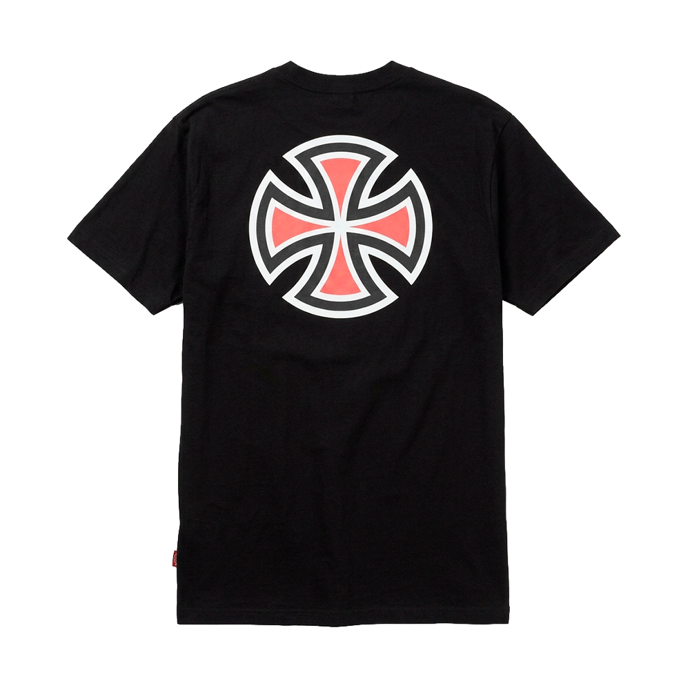 Camiseta Independent Juvenil  Bar Cross Logo Preto