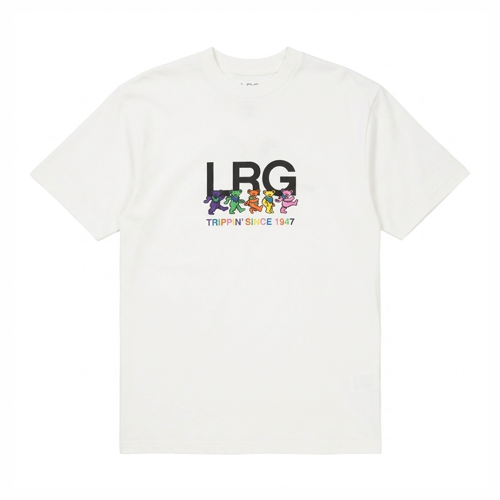 Camiseta LRG Tripping Bears Over Off White