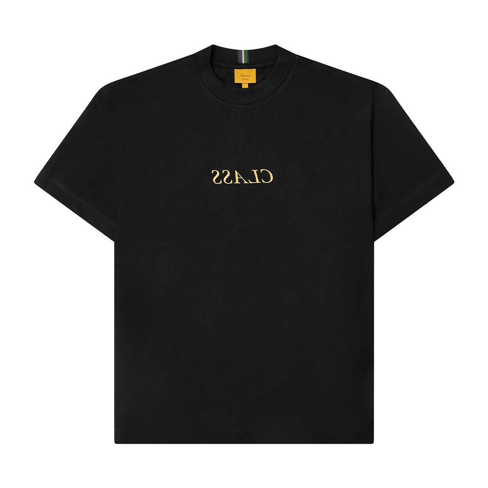 Camiseta Class Inverso Dourado e Preto