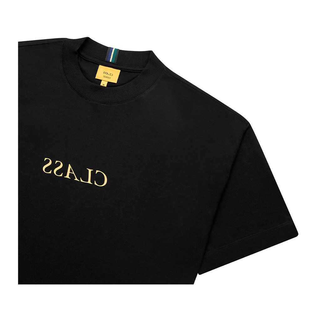 Camiseta Class Inverso Dourado e Preto
