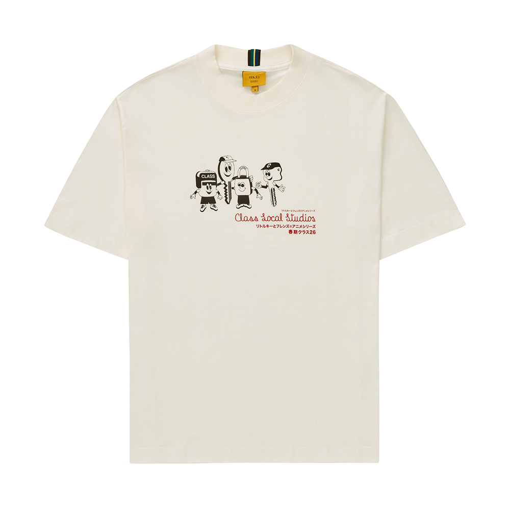 Camiseta Class Key Family Off White
