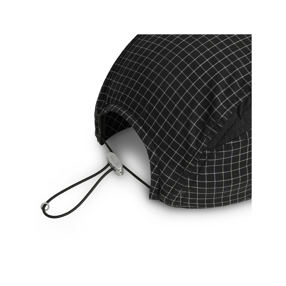 Boné Class 3 Panel Sport Dynamic Plaid Preto