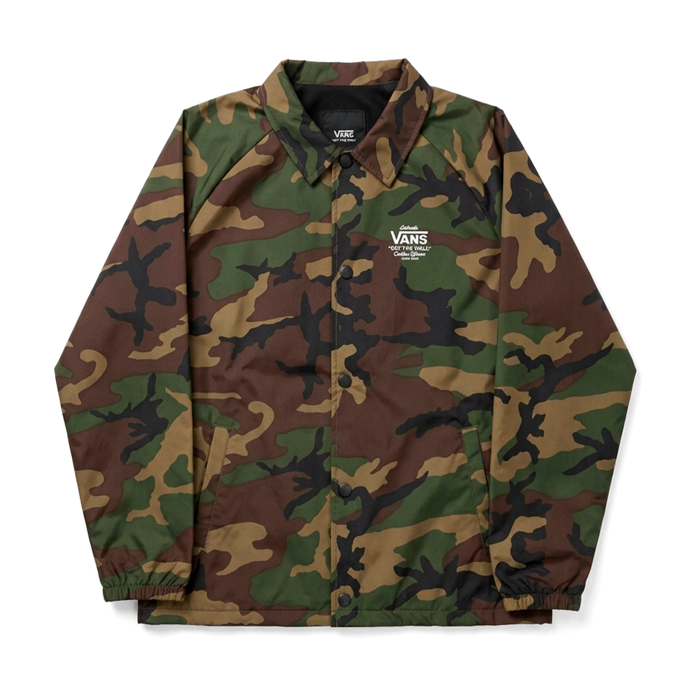Jaqueta Corta Vento Vans Juvenil Torrey Boys Camuflado