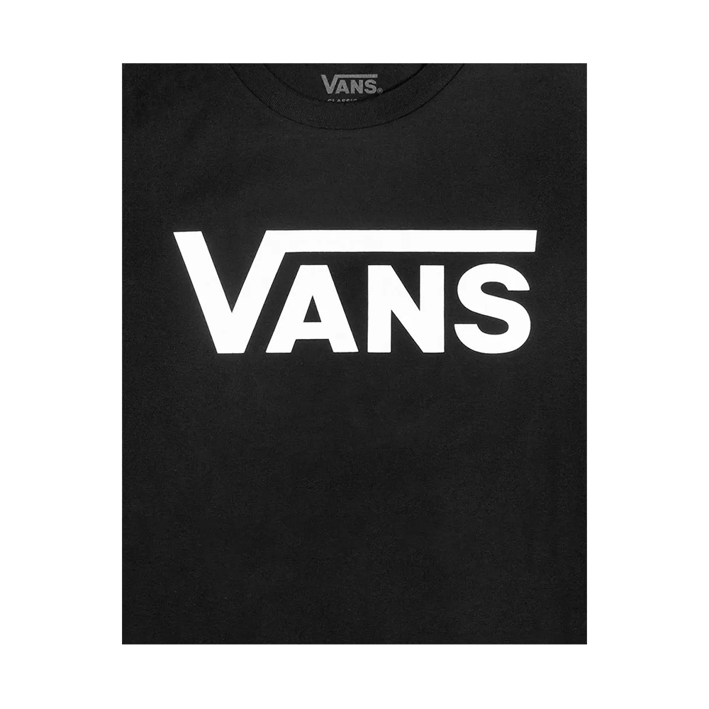 Camiseta Vans Juvenil Classica Preta