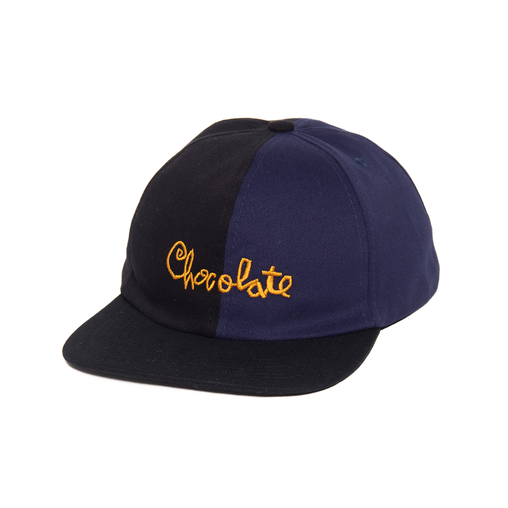 Boné Chocolate Skrunk 6 Panel Preto/Azul