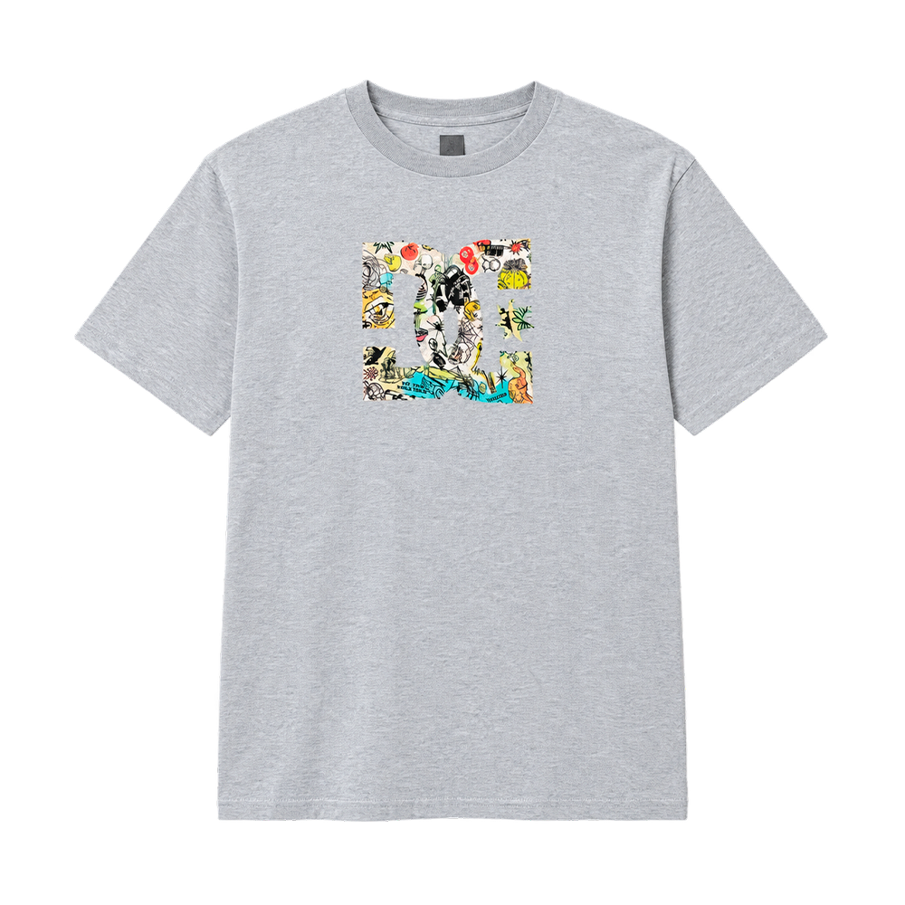 Camiseta Dc Shoes Abstract Star Fill Cinza